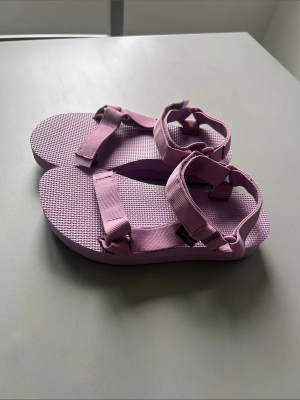 Teva Lavender Platform Strappy Sandals - Image 6