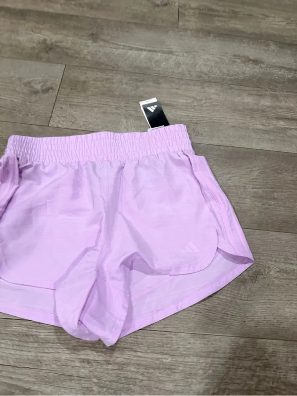 adidas Light Pink Women's Athletic Running Shorts - Image 5