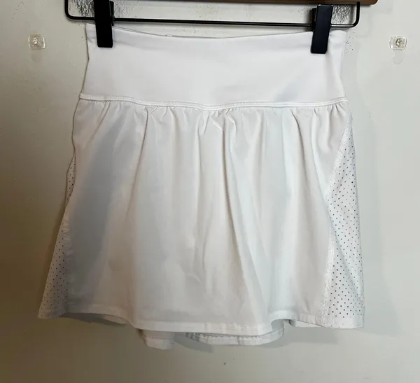 Spanx - Get Moving 14" Skort White Athletic Golf Pickleball Tennis Outdoors - Image 3