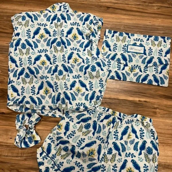 Denise Rae medium‎ pajama set Blue - Image 4