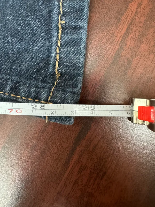 Levi's Signature At Waist Bootcut Dark Wash Denim Jeans Size 10 Short - Image 8