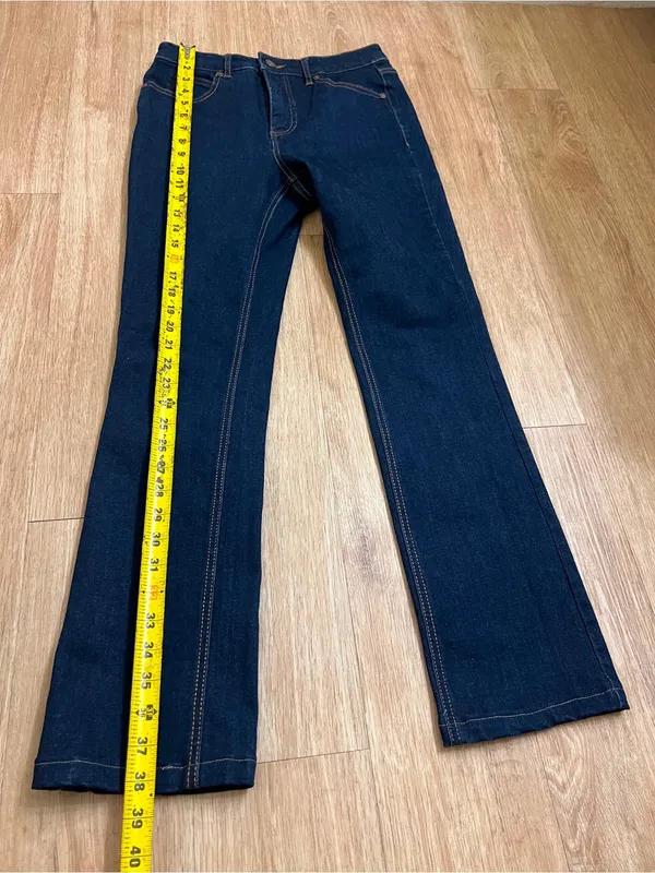 Oat New York Indigo Flare Jeans Blue Size undefined - Image 5