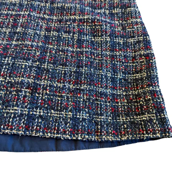 Abercrombie & Fitch Super Short Mini Skirt Wool Plaid Retro Size 10/30 Women's - Image 3