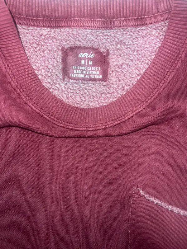 Aerie Oversized Faded Cozy Sweatshirt Size M - Image 4
