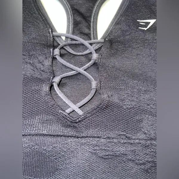 Gymshark Women's Black Sports‎ Bra Size Small - Image 5