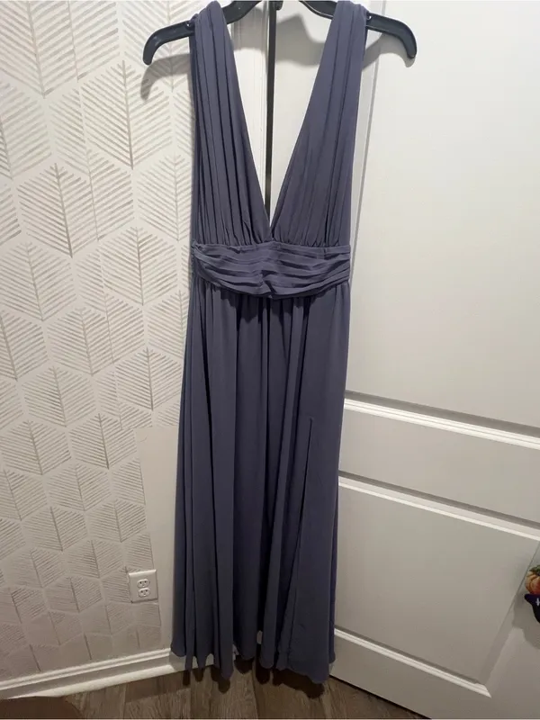 Lulus Heavenly Hues Denim Blue Maxi Dress - Image 15