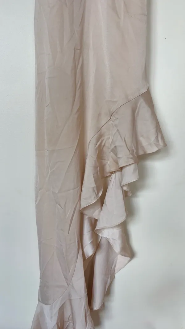 Cotton Candy LA SATIN HIGH-LOW MIDI DRESS - Image 7