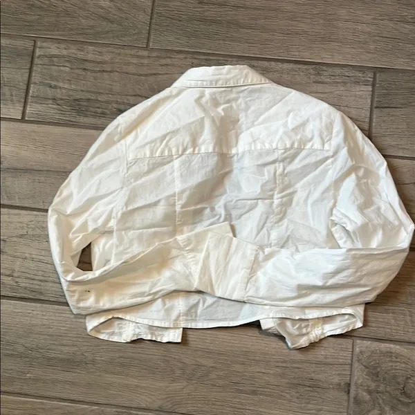 Urban Outfitters White Button Down Shirt Lightweight - Image 8
