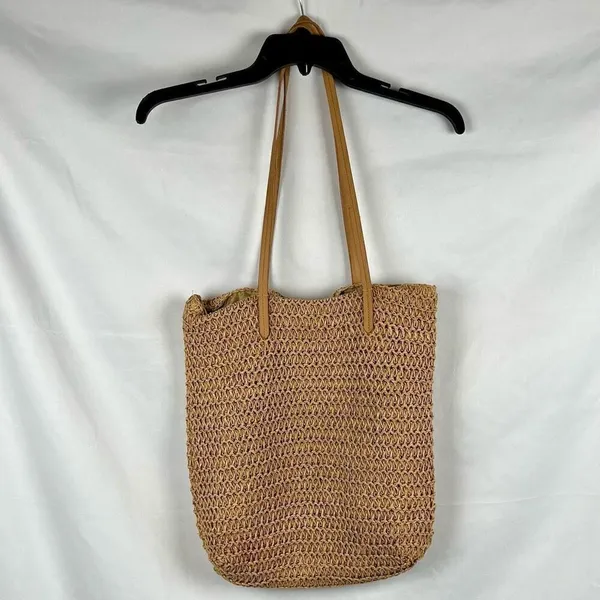 Vacay Beach Tote Bag Brown - Image 3