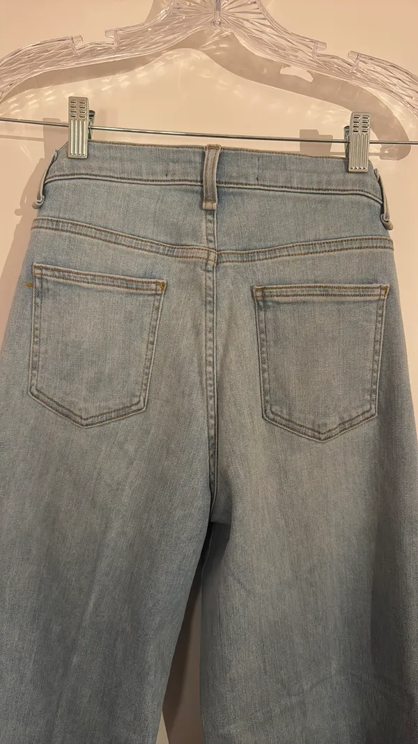 Veronica Beard wide leg jeans - Image 5