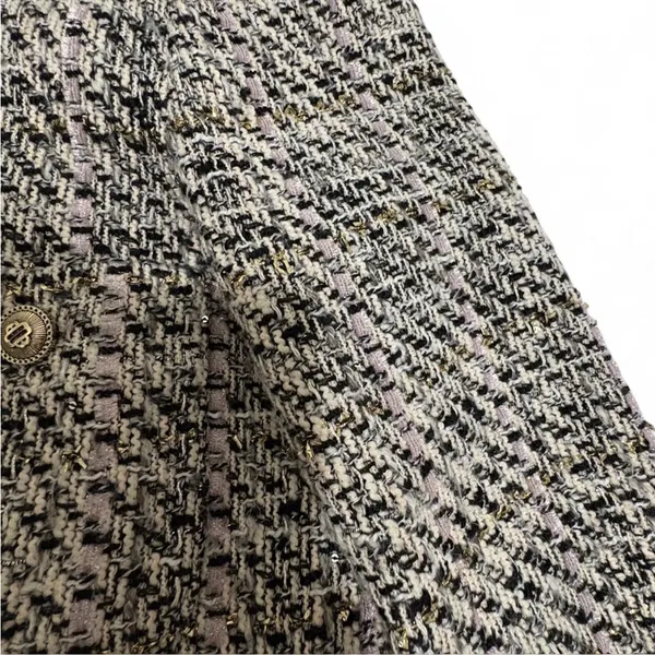 Maje Elegant Tweed Jacket Size S - Image 3
