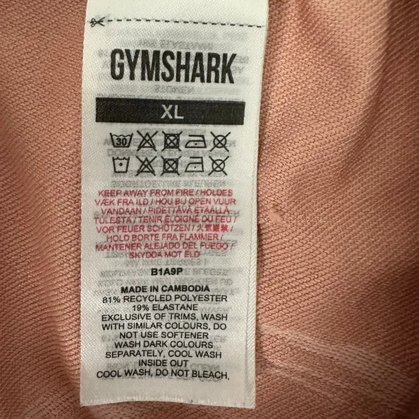 Gymshark Women's-(XL) Shorts‎ Pink GS Power Jacquard Athletic Gym - Image 4