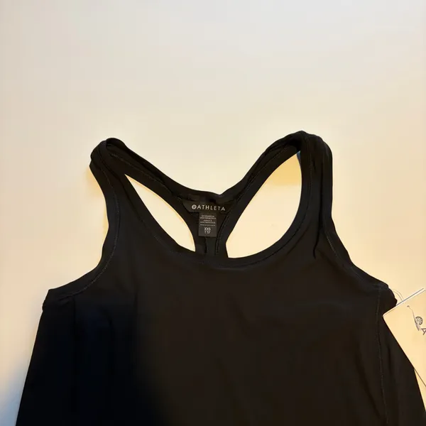 NWT! Athleta Black Racerback Tank - Image 3