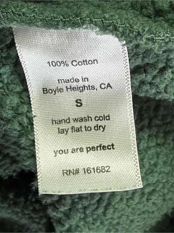 PerfectWhiteTee Women’s The Tyra 1/4 Zip Pullover Cotton Sweater Size Small - Image 5
