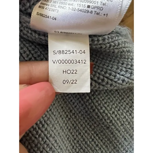 Athleta Size Small Tunic‎ Sweater Light Blue Pullover S/882541-04 Comfort Wool B - Image 12