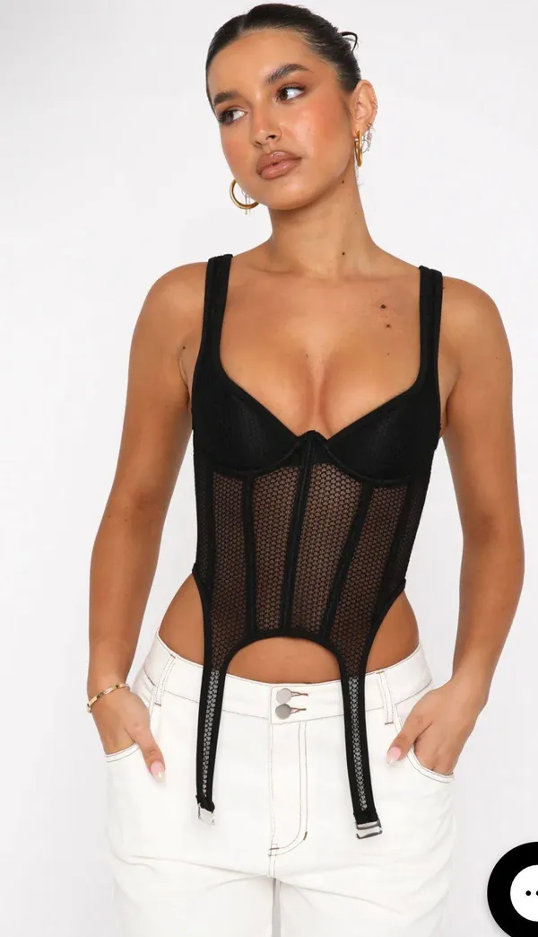 NWT White Fox Enlighten Me Bustier - Image 6