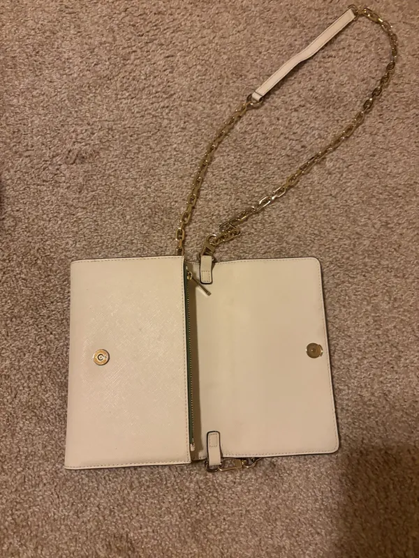 Tory Burch Cream Crossbody Bag - Image 7