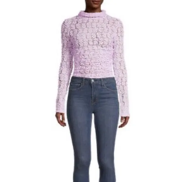 NWT Free People Lace Ruched Bodysuit - Image 3