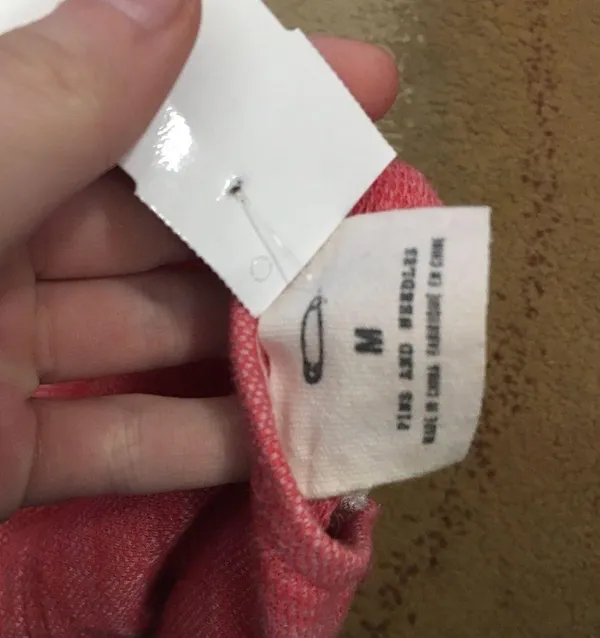 Urban Outfitters Pink/red and white lace cropped zip up top - Image 7
