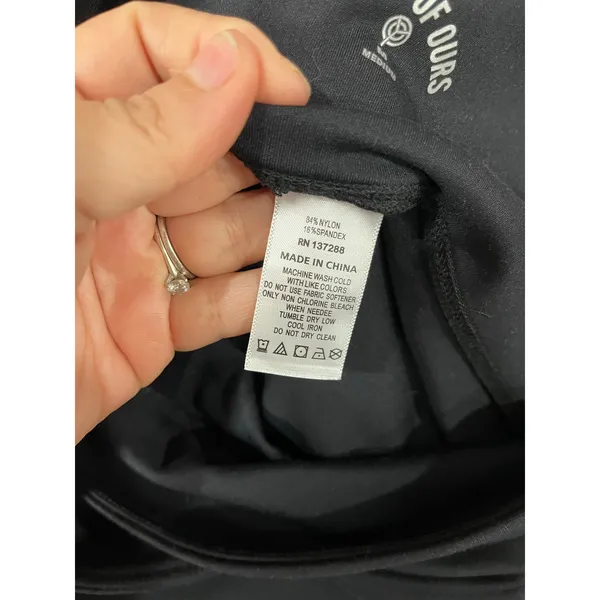 Year Of Ours Veronica‎ Flare Leggings Black Yoga Pants Size M - Image 5