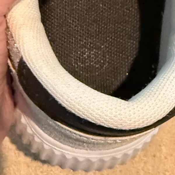 Source Unknown Sparkling White and Gray Sneakers - Image 10
