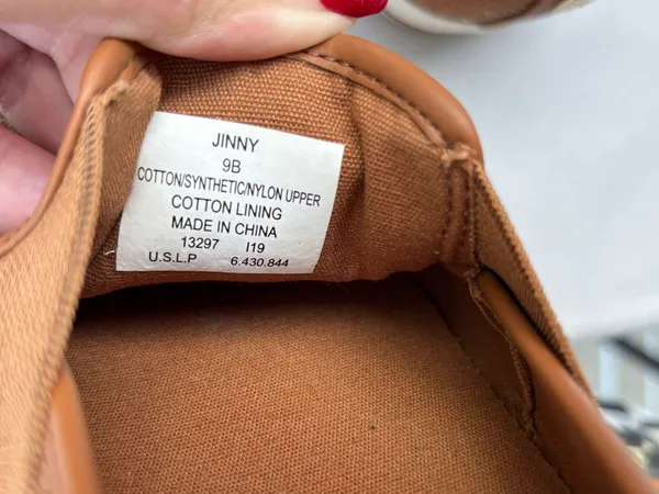 Ralph Lauren Slip On Shoes Jinny 9B Women Camel - Image 9