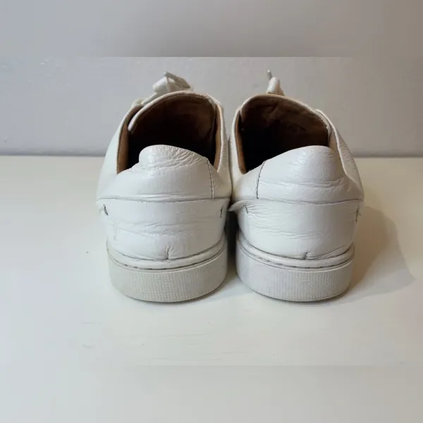Frye Women’s Ivy Court Low Lace White Leather Sneakers Size 7.5‎ - Image 8