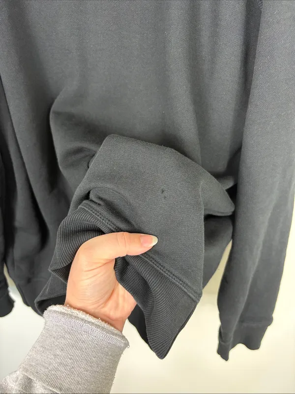 Pact Organic Brushed Fleece Zip Hoodie Women’s Large Black 100% Cotton - Image 8