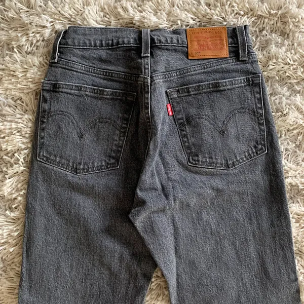 Levi's Black/Grey 501 Bejeweled Rock Stud High Waisted Jeans - Image 10
