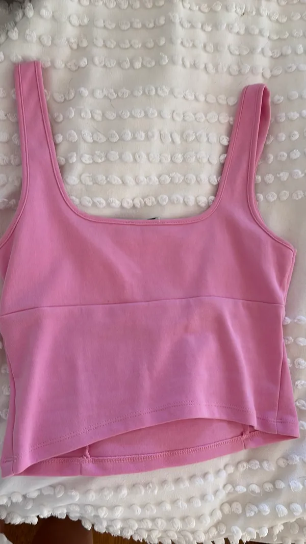 Zara Hot Pink Tank Top - Image 2