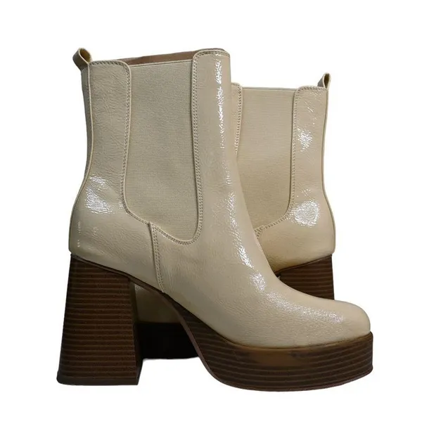 Circus NY Womens 9 Stace Platform Boot in Eggshell NEW - Image 6