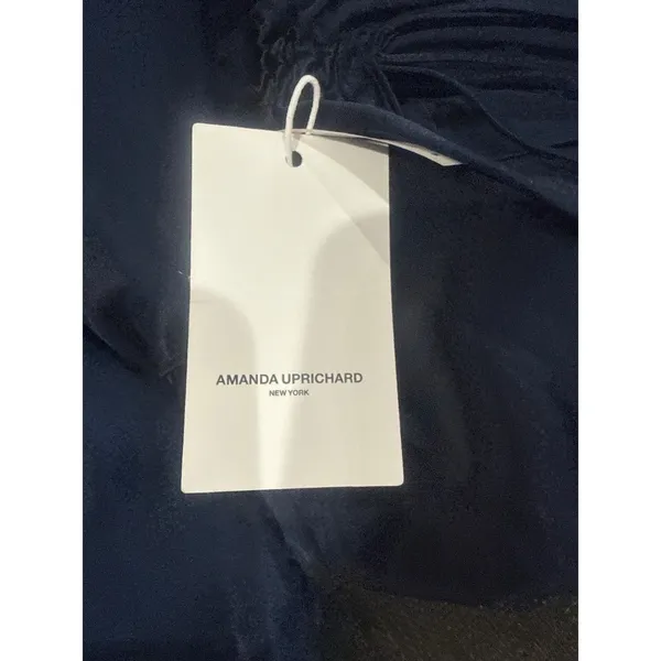 Amanda‎ Uprichard Aisling Dress Navy Silk Mini Dress NWT XS - Image 4