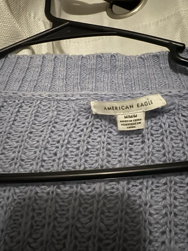 Blue American Eagle Sweater - Image 2