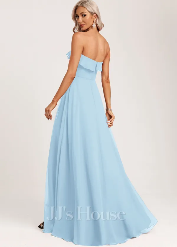 Lulus Strapless Blue Dress - Image 2