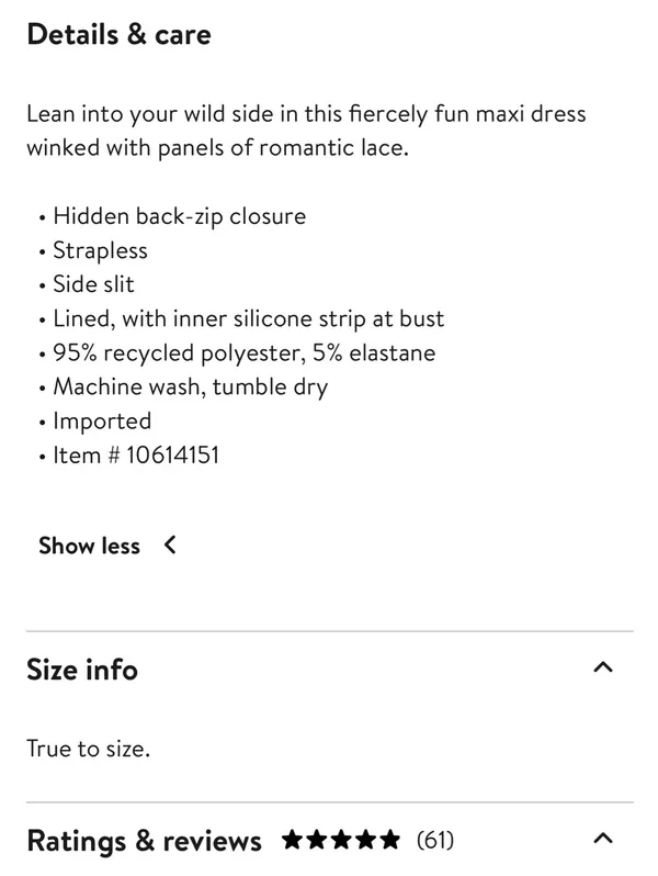 Princess polly raidein strapless maxi dress - Image 7
