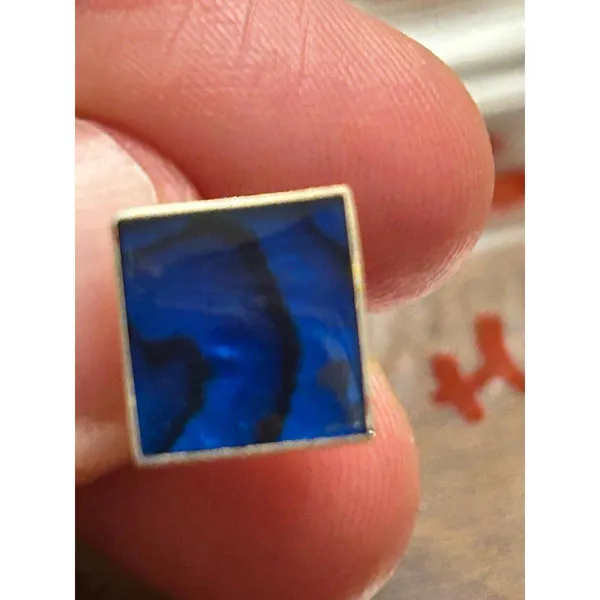 925 sterling silver earrings 1.69g h82 stud - Image 5