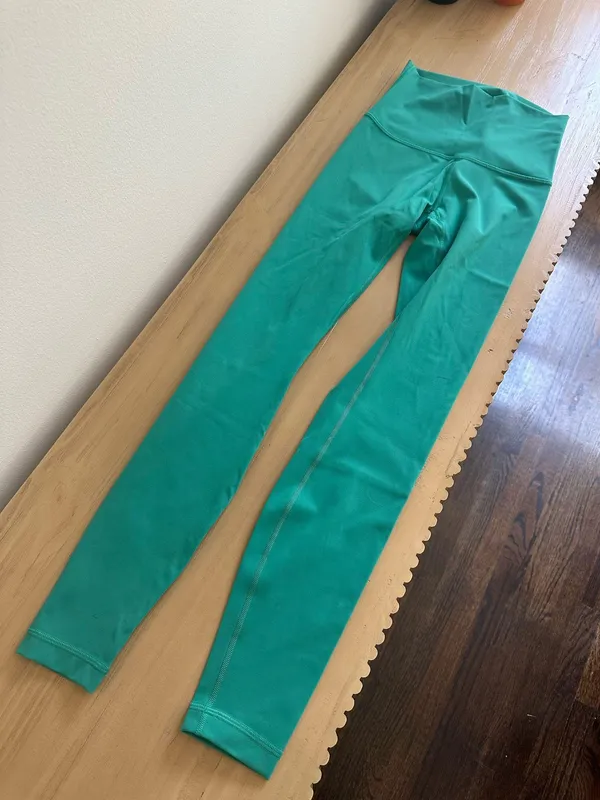 Lululemon Wunder Under Super-High-Rise Tight 28" *Luxtreme Maldives Green 4 - Image 2