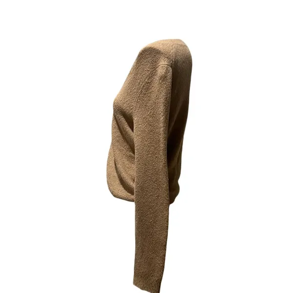 Madewell Women's Brown V-Neck Cardigan Sweater Size S Long Sleeve - Image 4