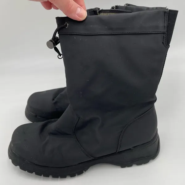 Easy Spirit Women's Satin Weather Resistant Boots Size 9 M Tall Side Zip Outdoor - Image 4
