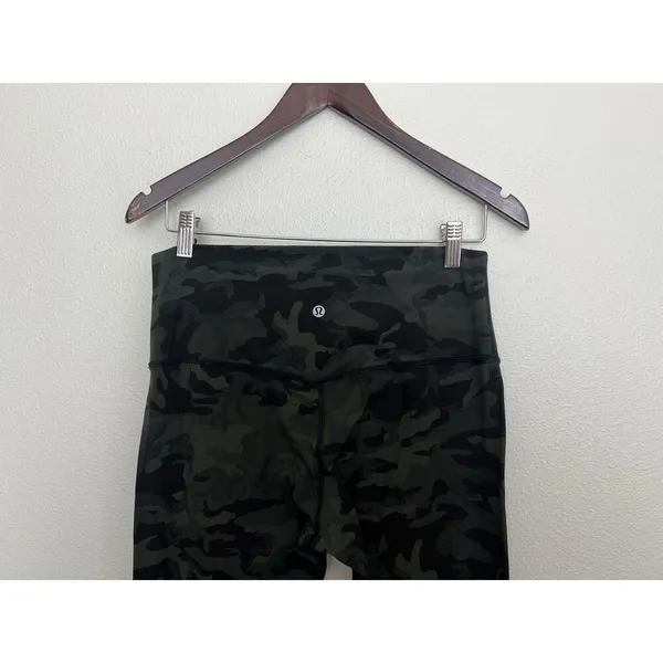 Lululemon Align Pant Incognito Camo Multi Gator Green Athleisure Lounge Size 10 - Image 4