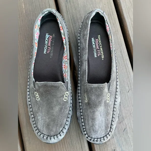 Skechers suede leather loafers ☀️ - Image 11