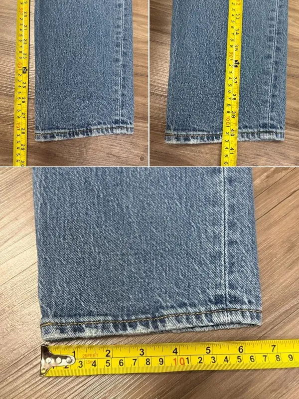Levi’s Premium 70s High Slim Straight Jeans 27 Sonoma Case Medium Wash $108 - Image 9