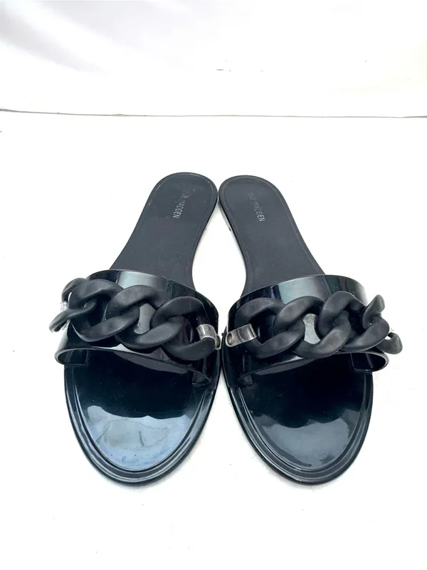Steve Madden Dovie Black Sandals Slides Size 10 - Image 2