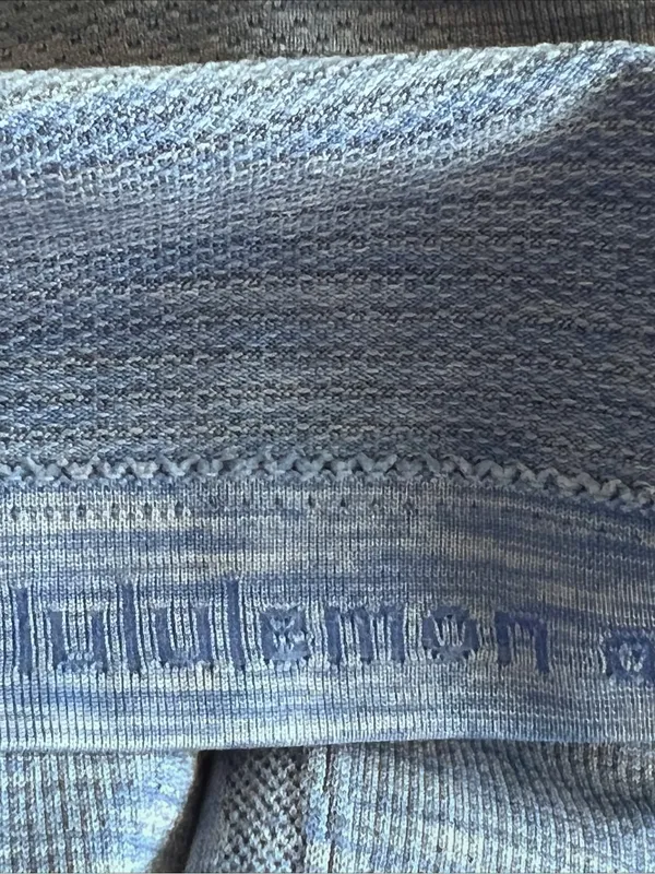 Lululemon Swiftly Tech Short Sleeve Heathered Blue Women's V-Neck Active Tee 8 - Image 6