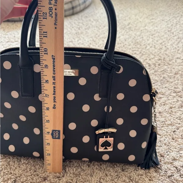Kate Spade Handle‎ Bag, Black White Polka Dot - Image 14