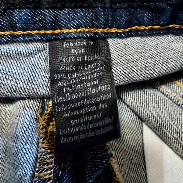 Vintage Inspired Retro Calvin Klein Dark Flare Jeans 6 preppy classic designer - Image 5
