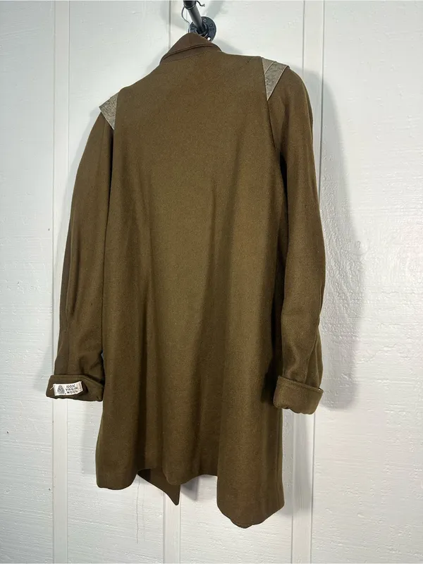 David Benjamin Vintage Olive Green Coat Size 14 EUC - Image 7