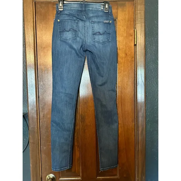 7 for all mankind Roxanne Mid Rise size 25 made in USA - Image 2