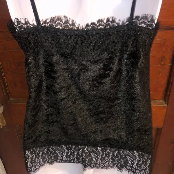 Black Spaghetti Top Blouse - Image 7