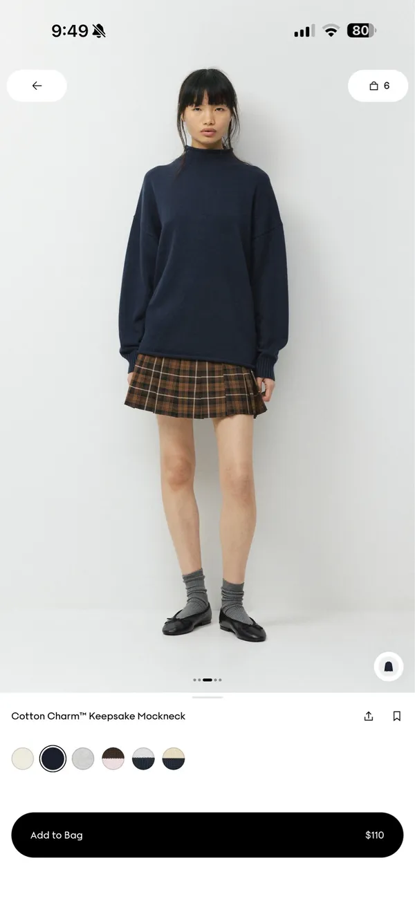 Aritzia Mockneck Sweater - Image 6
